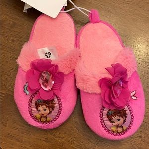 Fancy Nancy bedroom slippers NWT
